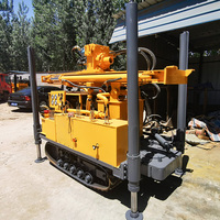 Machine portative diesel pneumatique de forage de puits d'eau de profondeur de 160m plate-forme de forage pour les puits profonds