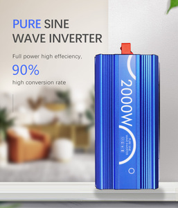 Inversor de Onda Sinusoidal Pura de Tecnología Avanzada de 12V 24V a 110V 220V 1000w 1500w 2000w 3000w, Inversor de Energía Solar Portátil con USB - Product Image 3