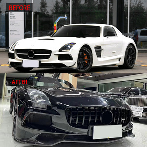 Grille verticale Mercedes-Benz SLS C197 GT en ABS, pièce de rechange pour pare-chocs avant - Product Image 2