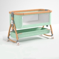 Berceau mobile réglable en alliage d'aluminium pour nouveau-né, lit pliant multifonctionnel pour chambre, salon, hôpital, extérieur