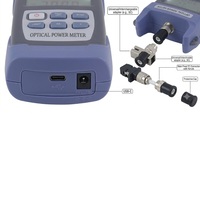 Synsensor SYN-10 Compteur de puissance optique portable -70~+10dBm Kit de test de fibre optique 6 longueurs d'onde calibrées (850-1625nm) AA