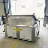 Marmite de cuisson industrielle à vapeur alvéolée, cuve à basculement automatique pour la production en série de canard entier, tête de porc, pattes, et snacks à base d'offal de canard