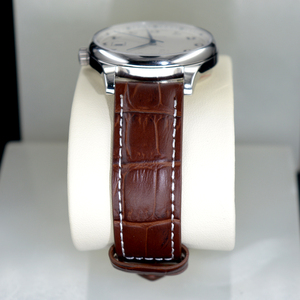 Montre à <span class=keywords><strong>quartz</strong></span> de haute qualité pour hommes avec bracelet en cuir Montre étanche à couverture inférieure transparente - Product Image 4