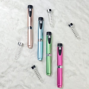 Proveedor Confiable de Plumas de Inyección Reutilizables V2 de 3 ml y 60 UI con Tapón de Goma, Sellado Ecológico y Tapa Metálica con Logotipo - Product Image 4