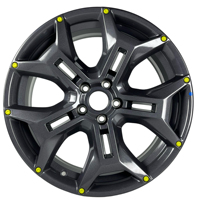 Jante en alliage d'aluminium à cinq branches de 19 pouces Jetour T2, moulée sous faible pression, PCD 108 mm, ET39 mm, garantie 1 an, pièce OEM neuve