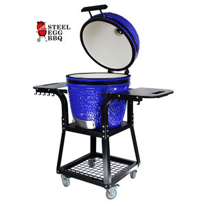 SEB <span class=keywords><strong>KAMADO</strong></span> / <span class=keywords><strong>BARBECUE</strong></span> À CHARBON EN ACIER DE 22 POUCES BLEU, GRILL SMOKELESS DE GRANDE TAILLE, FOUR À <span class=keywords><strong>BARBECUE</strong></span> DE LUXE - Product Image 5