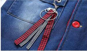 Nouvelles vestes pour enfants de qualité supérieure, vêtements d'hiver, vêtements d'extérieur pour femmes, manteaux en jean pour filles de Chine - Product Image 4