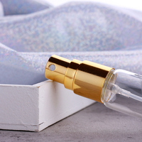 SUMEEAR Mini flacon de parfum en verre transparent portable de 10ml flacon d'échantillon de pulvérisation rechargeable pour testeur de bouteilles de pulvérisation à pompe atomiseur