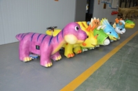 Équipement d'attraction pour aire de jeux intérieure/extérieure pour enfants, manège animatronique en acier grandeur nature à monnayeur, pour centre commercial et aire de jeux