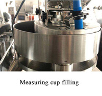 Machine d'emballage automatique à double chambre pour poudre de café BG, remplissage, scellage 3 côtés, étiquetage haute vitesse, emballage pour thé et aliments