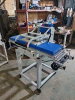 Presse à Chaud Manuelle Grande Taille 35x140cm pour Sublimation, Idéale pour 7 Rubans et Cordons en un Seul Coup