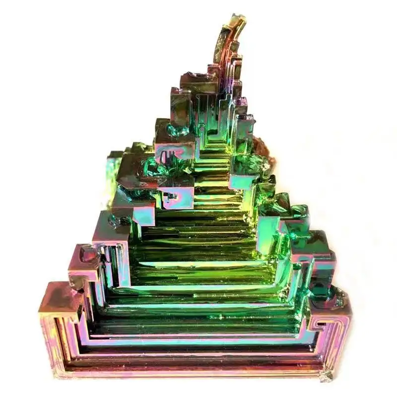 Natural Metal Ore Made Rough Bismuth Crystal Ingots Bismuth Ore Crystal Rock Stones Ore For Decoration