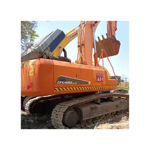 Satılık dubai'de kullanılan inşaat ekipmanları DX420-9 hx420-9c ekskavatör makinesi doosan ekskavatör