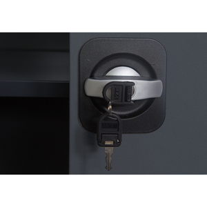 Armadio in acciaio Mosca rosso antracite - Product Image 1