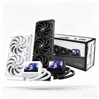 Refroidisseur liquide pour processeur PC Speedy Water Cooling 240/360 mm sans RGB AIO, dissipateur thermique en cuivre et aluminium