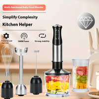 Mixeur Plongeant Portable avec Moteur Puissant pour Simplifier la Complexité Culinaires – Appareil de Cuisine Polyvalent avec Tasse à Jus