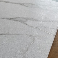 Lámina de PVC con Efecto Mármol UV para Paneles de Pared, Decoración de Techos, Impermeable y Resistente al Fuego