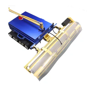 Automatic aluminum alloy mono solar panel cleaning tools brush clean machine solar pv panel module cleaning robot