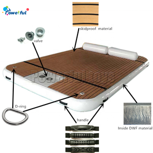 Piscina de Lago al aire libre, juegos inflables, cama de agua flotante - Product Image 6