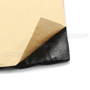 Alfombrilla de espuma de algodón de 50*100cm y 20mm para insonorización de coche, aislamiento de ruido para capó, motor y muro cortafuegos, adhesivo de espuma térmica. - Product Image 5