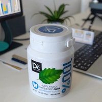 Chewing-gum à la menthe forte au xylitol pour aider à arrêter de fumer, sans nicotine, sans sucre