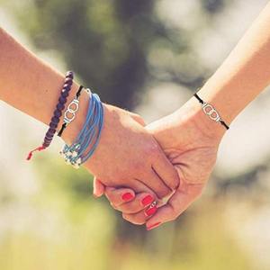 Grace JUN - Juego de 2 Pulseras de Promesa de la Amistad, Pulseras de Pareja, Familia, Mujeres/Hombres, Pulseras con Dijes de Moda - Product Image 5