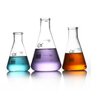 ขวดแก้ว Erlenmeyer กระติกน้ำห้องปฏิบัติการทรงกรวย250มล. - Product Image 6