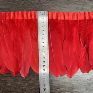 43 Colores de Plumas de Ganso Teñidas, Adornos, Flecos, Cintas para Vestidos, Faldas, Cinturones de Tela, Decoración para Fiestas - Product Image 6