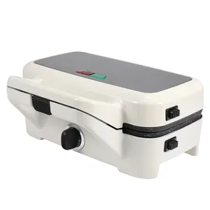Hot selling home use professional square electric grill sandwich maker with a temp adjustable knob