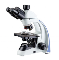 Two-Person Multi-Viewing Electron Microscope Two Heads 1080p Camera 400x Auto Focus for Laboratory Educational Use