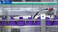 Machine d'emballage automatique pneumatique pour bouteilles en verre/plastique avec système de capsulage polyvalent pour bouchons combinés