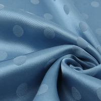 Tissu jacquard à pois en viscose et rayonne pour robes d'été et de printemps, pyjamas et chemises