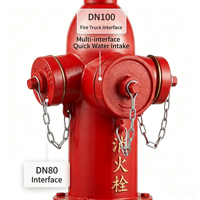 Dispositif de protection incendie de haute qualité SSF150/80-1.6SW, flexible, durable, anti-collision, hydrant extérieur pour la lutte contre les incendies