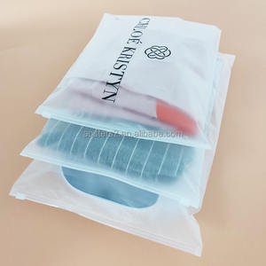 Экологичные перерабатываемые водонепроницаемые полиэтиленовые пакеты с застежкой-молнией для одежды и обуви, производство Гуандун, шелкография, 100 шт. - Product Image 6