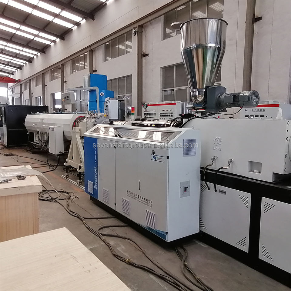 Extruder Line Machine Automatic 16-630mm PVC Pipe Extrusion Production Line 200-600Kg/h ...