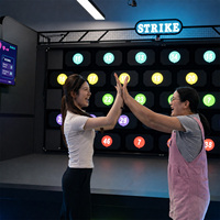 Jeu interactif personnalisé : Activez les lumières, lancez des balles, réagissez, échappez à l'arena, captez les mouvements, jeux de balles murales interactifs