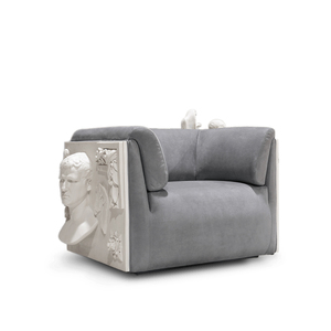 Escultura Artística de Lujo Versailles, Último Diseño, Villa 3 2 1, Conjunto de Lujo Grande en Esquina Gris, DV-VERSAILLES-04- BOCAS, Conjunto de Lujo D - Product Image 3