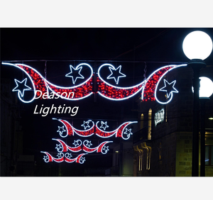 Guirlandes lumineuses LED pour la décoration de la ville, lumières de Noël imperméables, motif étoile 2D, IP65, pour les festivités en plein air, décoration de la <span class=keywords><strong>maison</strong></span> - Product Image 6