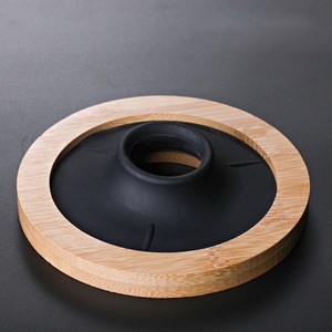 Offre Spéciale 60 cafetière expresso accessoires de café <span class=keywords><strong>filtre</strong></span> à café avec support en caoutchouc en bois - Product Image 5