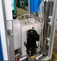 Distributeur automatique d'eau à osmose inverse 24 heures sur 24 vend de l'eau purifiée, prend en charge l'insertion de pièces et le balayage de cartes