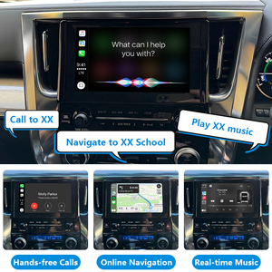 ชุดอัพเกรดอินเทอร์เฟซโมดูลถอดรหัส Wireless Android Auto CarPlay สำหรับรถยนต์โตโยต้าอัลฟาร์ด/เวลไฟร์ ปี 2008-2023 - Product Image 3