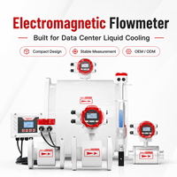 Débitmètre d'eau électromagnétique à impulsions RS485 220V 4-20mA en acier inoxydable 316L de type divisé avec écran LCD et enregistrement des données