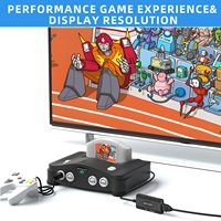 Convertisseur N64 vers HDMI 1080p, sortie HDMI à faible latence pour téléviseur, moniteur, projecteur