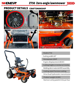Zero Turn Riding Lawn Mower Heavy Duty Commercial Grass Cutter Industrial Garden Strong Power Machine - Product Image 4