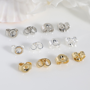 Wholesale Jewelry Findings Classic Secure Replacement Locking <strong>Earring</strong> <strong>Backs</strong> <strong>Butterfly</strong> Brass <strong>Earrings</strong> <strong>Back</strong> Stopper <strong>for</strong> Studs - Product Image 4