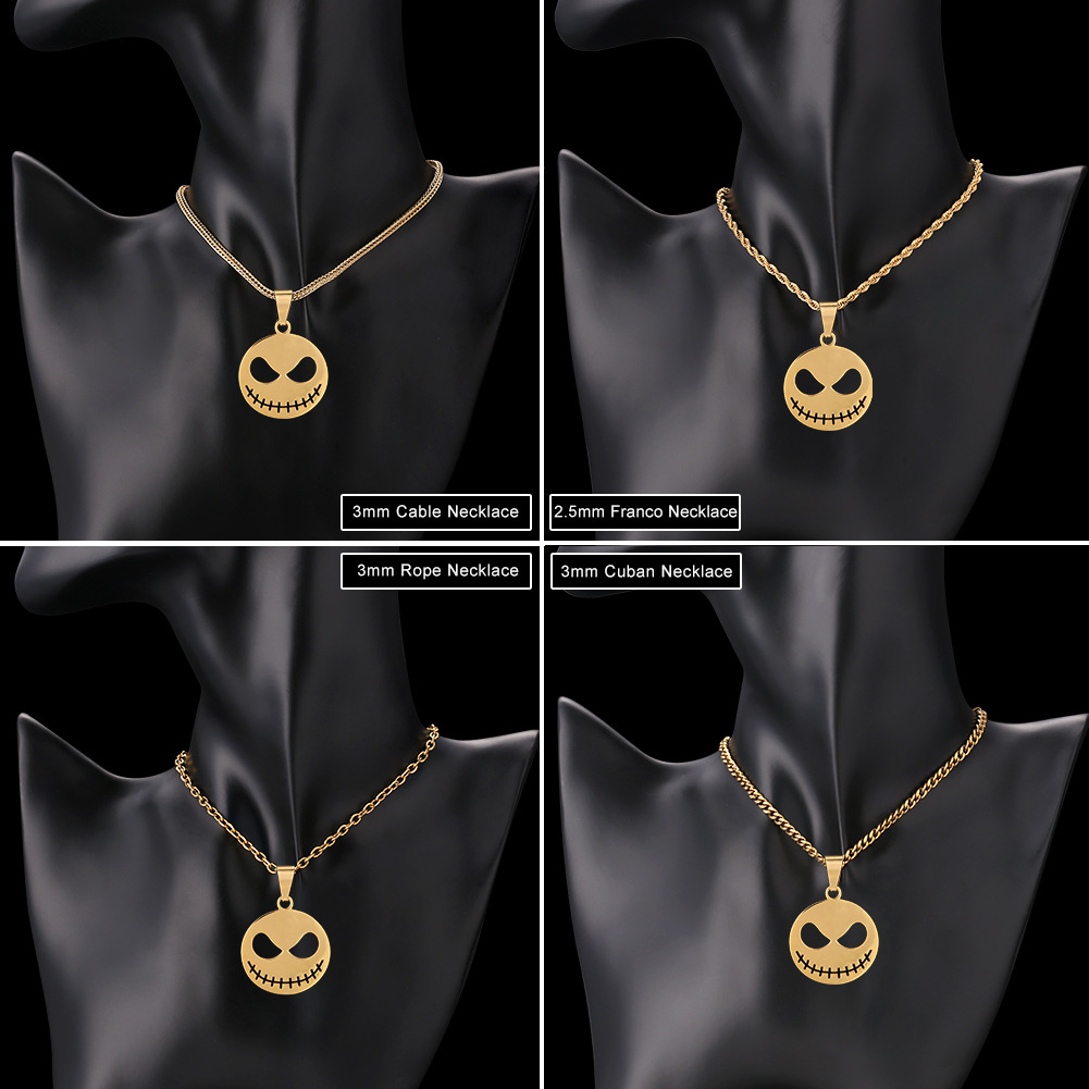 Gold Devil Pendant