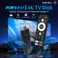 Topleo Clé TV Intelligente Android Streaming I96 Boîtier TV 4 Go RAM Clé de Jeu Smart TV Android 4K