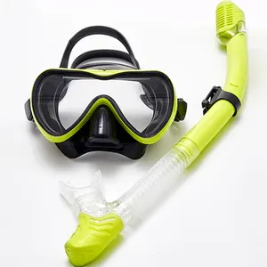 WS-032 Equipment Snorkeling Mask Full Dry Diving Snorkel Set Adult Scuba Diving Glasses