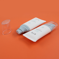 Tube cosmétique vide personnalisé 30ml 50ml 60ml pour fond de teint, crème BB, écran solaire – Tube plat à pompe sans air