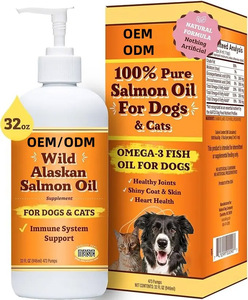 100% Wilde Alaskan Vis Zalmolie Voor Hondenkat Omega <span class=keywords><strong>3</strong></span> Gezond Heupgewricht Hart Glanzende Vacht Huid Immuunondersteuning Huisdier Verzorgingssupplement - Product Image 6